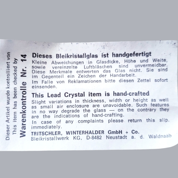 German Handcrafted Leaded Crystal Heart Shaped Gift Box, Trinket Bowl, Valentine - Picture 11 of 12